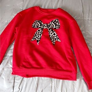 Bow sweatshirt